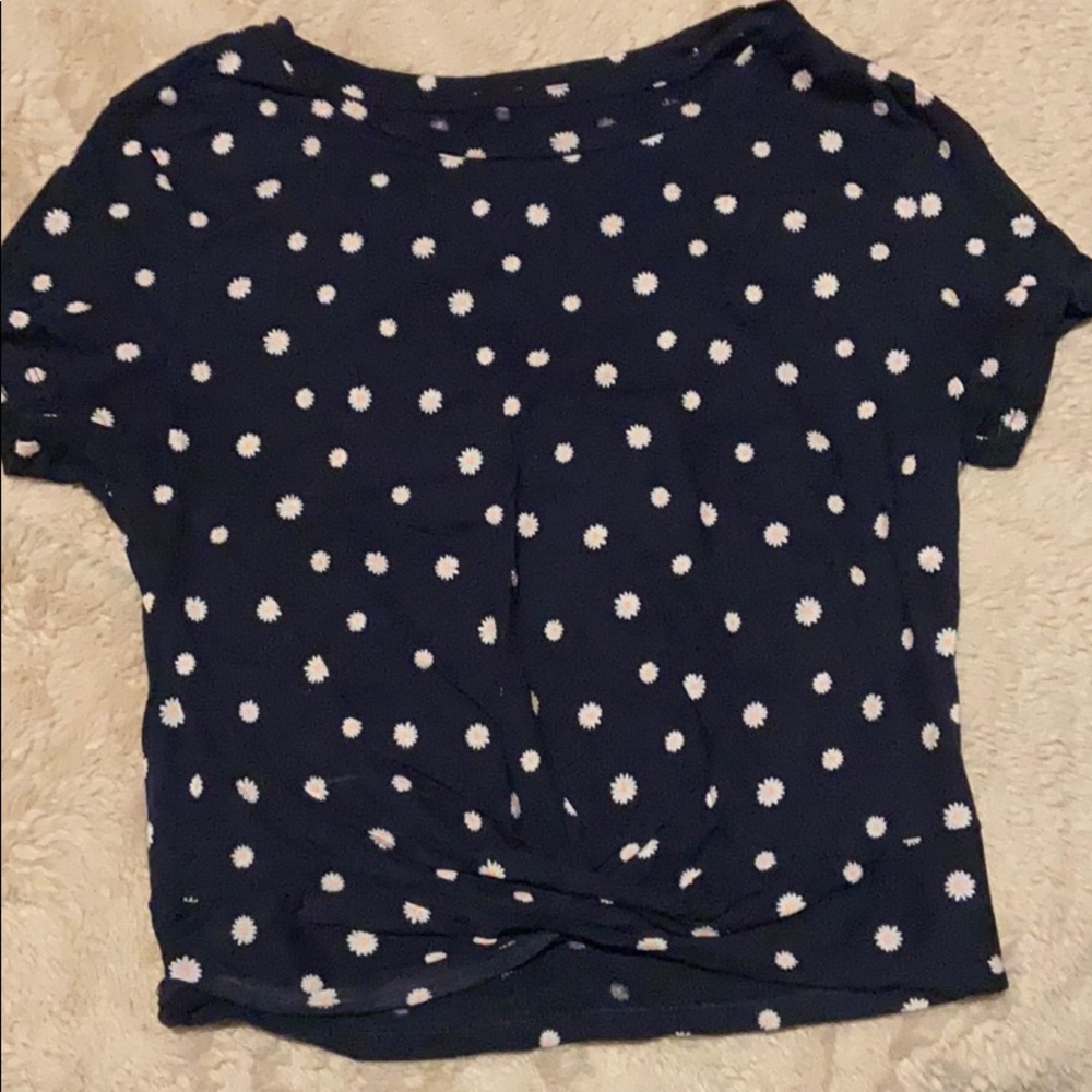 Cropped toe front top